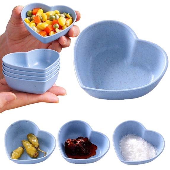 Heart Shaped Condiment Dish,3X2.68