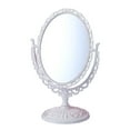 thumbnail image 1 of Heart Shaped Cosmetic Double Rotatable Tabletop Vanity with Non Base for Dressing and Shaving, 1 of 7