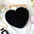 thumbnail image 1 of Heart Shaped Crossbody Bag Cute Fuzzy Purse with Chain Strap Zipper Closure Soft Faux Design Fashion Shoulder Handbag for Women Girls Parties Travel Daily Outfits Valentine Gift Use, 1 of 6