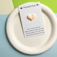 thumbnail image 1 of Heart-Shaped Crystal Pocket Gift With Greeting Card,Compact Keepsake With Meaningful Layout For Notes And Messages,Ideal For Birthdays Holidays Appreciation Gestures,Gift For Friends Family-Yellow, 1 of 6