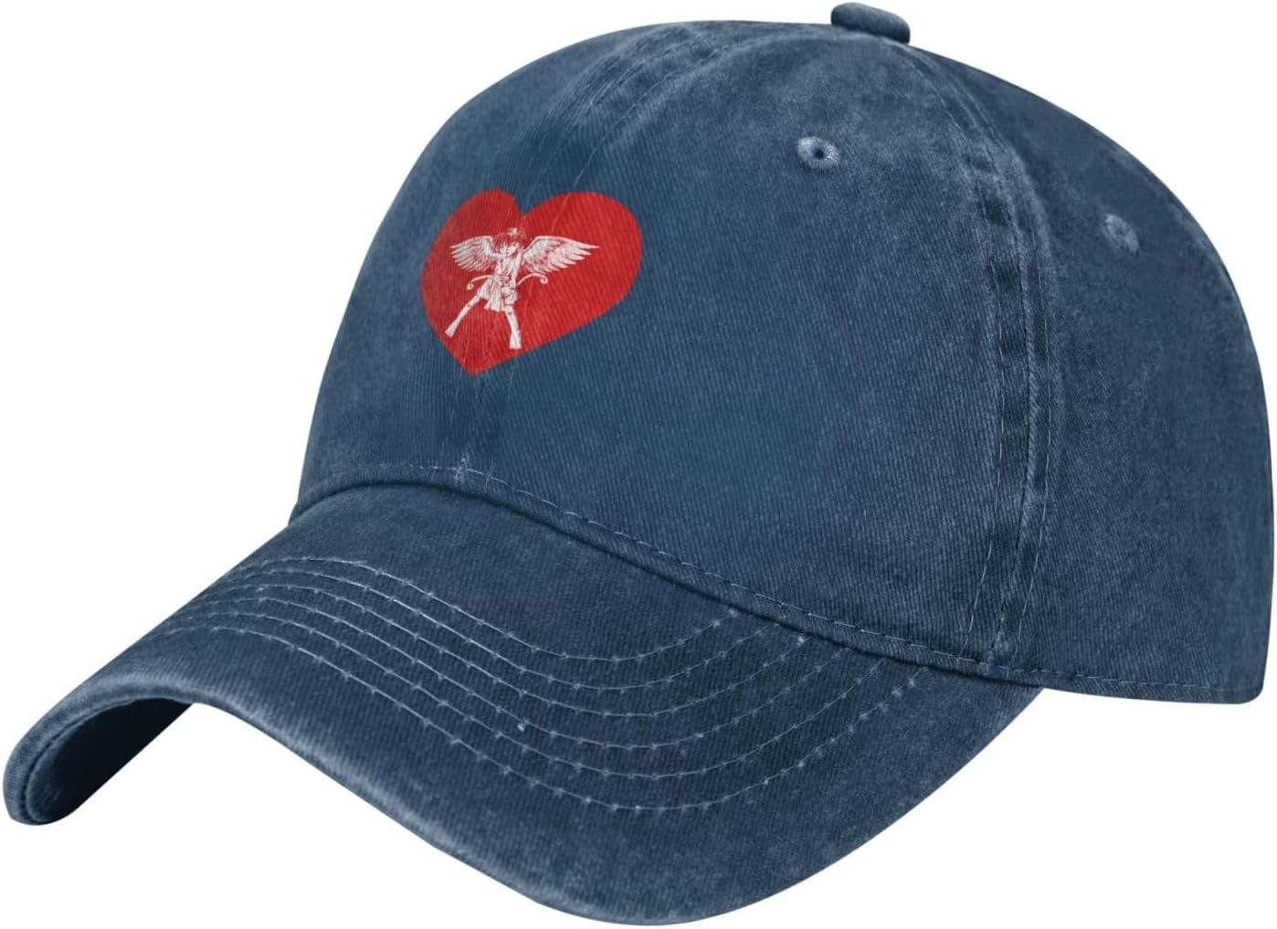 Heart Shaped Cupid Baseball Cap for Men Women Adjustable Vintage 100% ...