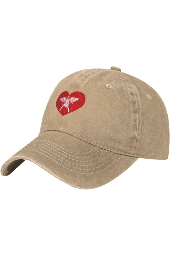 Heart Shaped Cupid Baseball Cap for Men Women Adjustable Vintage 100% Washed Cotton Dad Hat