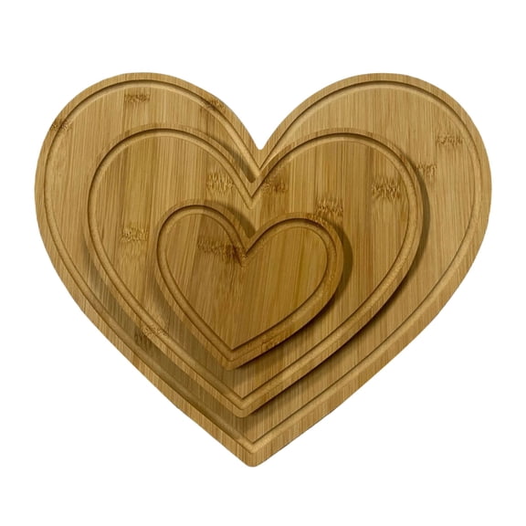 Heart Shaped Cutting Board Wood Breadboard Cheese Platter Cooked Food Board For Meat Cheese And Vegetables Valentine's Day Silicone Sheets for Baking Pans Cake Roll Pan 11 Inches Cookie Sheet