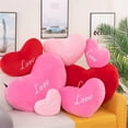 thumbnail image 1 of Heart Shaped Decorative Pillow | Valentine’s Day Gift | Soft Plush Accent Cushion | Cute Pink Throw Pillow for Wife Female Friend | 15cm | Cozy Bedroom Living Room Sofa Office Decor, 1 of 3