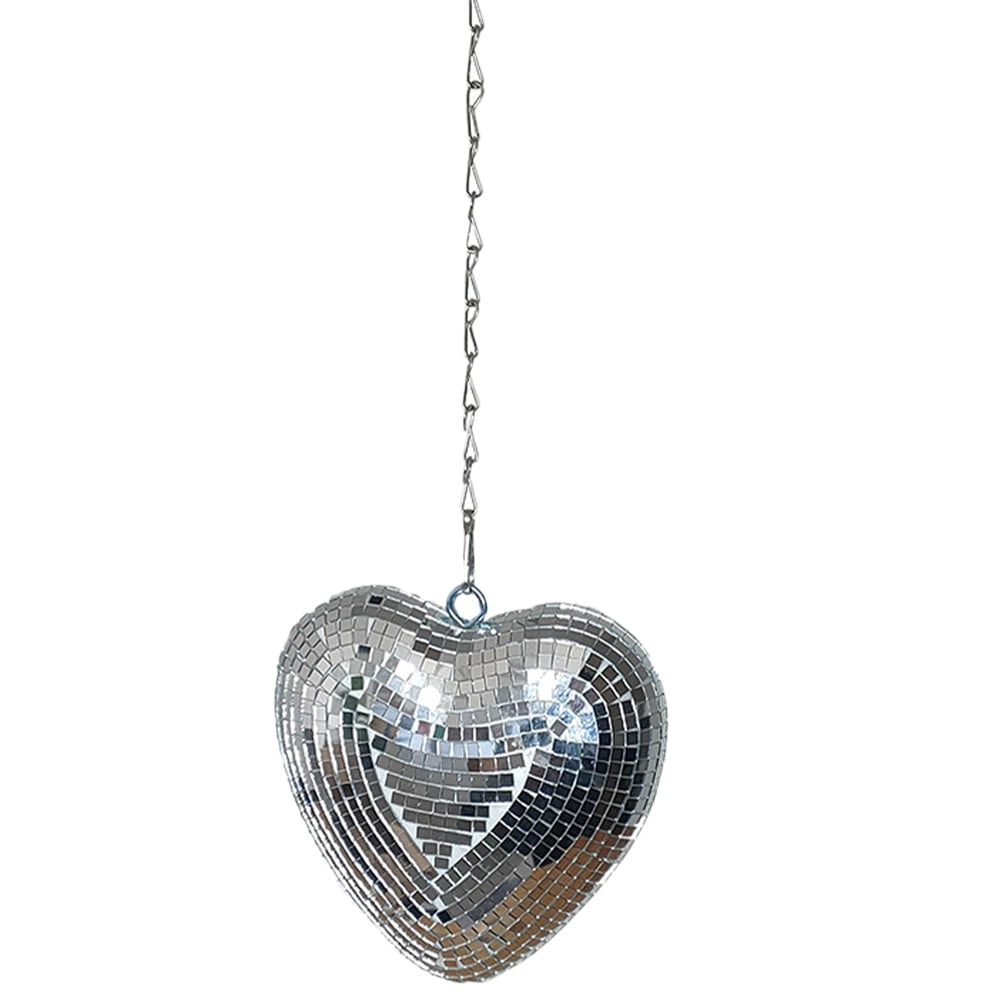 Heart Shaped Disco Ball Party Mirror Disco Ball Decoration for Home Bar