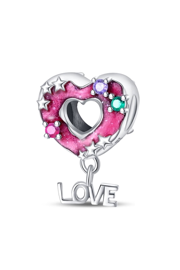 Heart - Shaped Donut Charm, Compatible with Most Bracelet, Charm for Bracelet