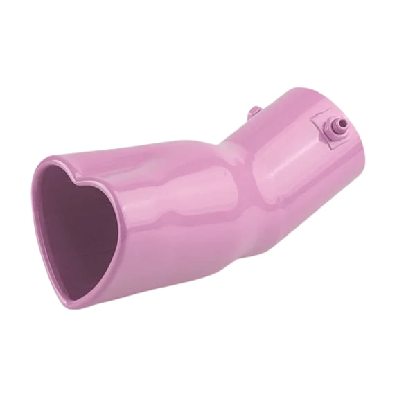 Heart-Shaped Dual Pipe Car Exhaust Tip for Modified Performance with Easy Installation and Stylish Design