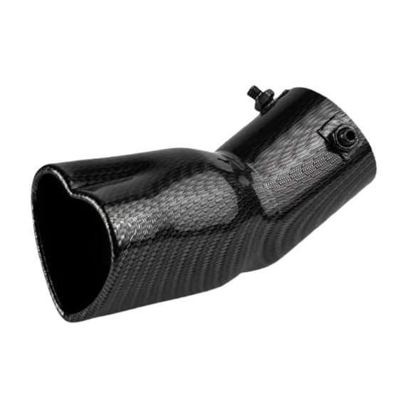 Heart-Shaped Exhaust Pipe | Dual Tailpipe for Car Modification | Stainless Steel Performance Muffler Tip | Enhanced Airflow & Sound | Custom Automotive Upgrade for Sedan, SUV, or Sports Car