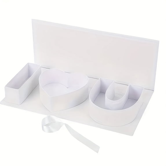 Heart Shaped Gift Box with I Love You Design, Elegant Red Valentine’S Day Flower And Present Box for Anniversary Wedding Bridal Shower, Keepsake Memory Box for Jewelry And Notes Harlik