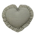 thumbnail image 1 of Heart-Shaped Gingham Throw Pillow, for Bed, Sofa, Office and Trips, 1 of 9