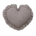 thumbnail image 1 of Heart-Shaped Gingham Throw Pillow, for Bed, Sofa, Office and Trips, 1 of 9