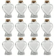 thumbnail image 1 of Heart-Shaped Glass Bottle with Cork by Ashland - Decorative Jar for Weddings - Parties - Home Decor - Arts & Crafts - Bulk 12 Pack, 1 of 3