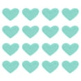 thumbnail image 1 of Uxcell Heart Shaped Iron-on Patches Sew Embroidered Patches Appliques Embellishments for Clothing Sky Blue 16 Pcs, 1 of 7