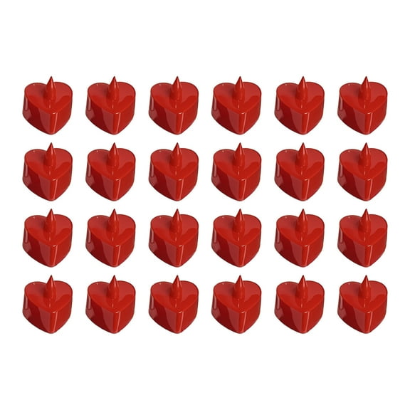 Heart-Shaped LED Candle Light Birthday Proposal Prop Heart-Shaped Decorative Light Flashing