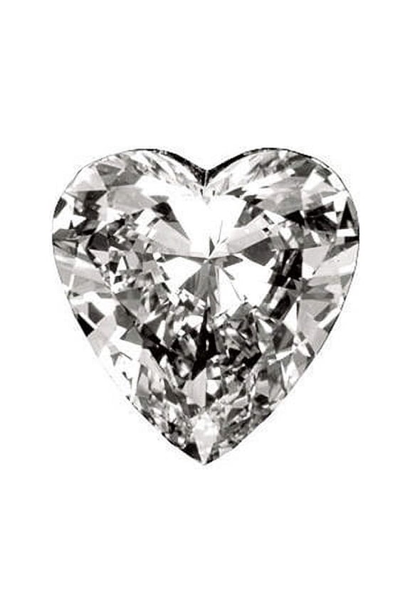 Heart Shaped Loose Diamond Essence Stone - Pink - 1 Carat