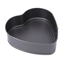 Heart Shaped Metal Springform Cake Pan With Clasp Removable Bottom Baking Tool For Delicate Desserts