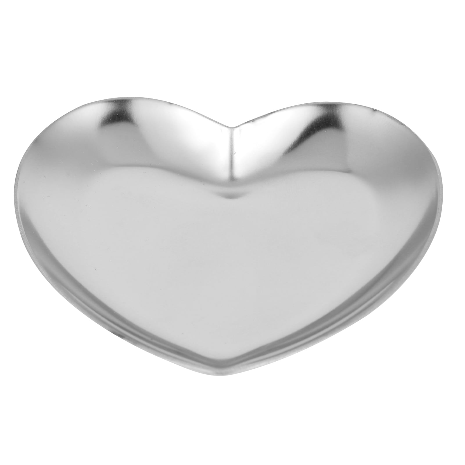 Heart Shaped Nail Art Palette Stainless Steel DIY Makeup Painting Color