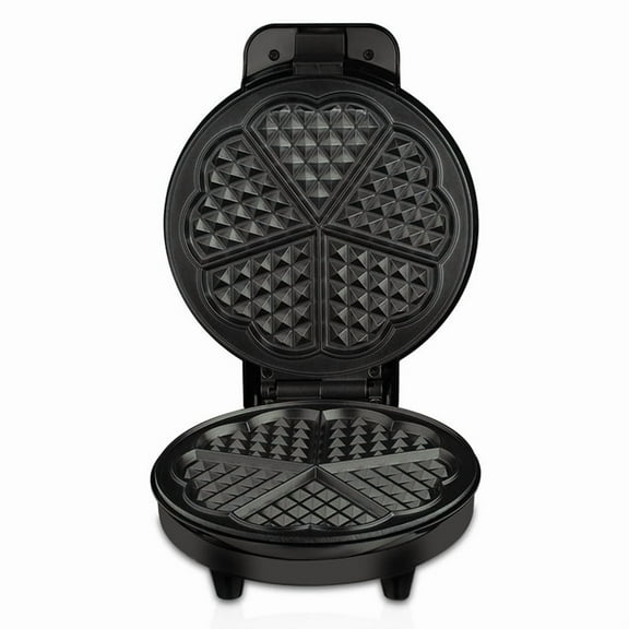 Heart-Shaped Non-Stick Breakfast Machine 5 Heart-Shaped Waffles Double-Sided Heating Home Breakfast Machine US Plug