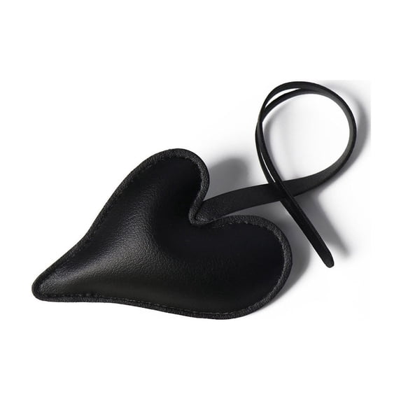 Heart Shaped Pu Bag Charm Cute Keychain Purse Charms Cute Bag Charms for Handbags Purses Backpacks Cars Car Ornament Pendant Keychain Purse Charm Hanging Compact Space Saving