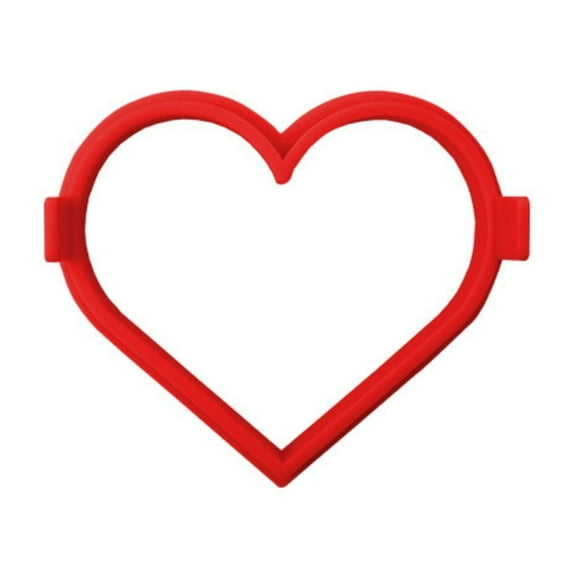 Heart Shaped Pancake Silicone Mold – Reusable Kitchen Tool for Eggs, Crepes, and Breakfast Cooking