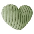 thumbnail image 1 of Heart Shaped Pillow, 15.7" Decorative Throw Pillow, Faux Fur Pillow, Couch Chair Pillow,Bedroom Decor Pillow, Soft Fluffy Pillow, Striped Design Pillow for Couch Bed Room Decor, 1 of 7