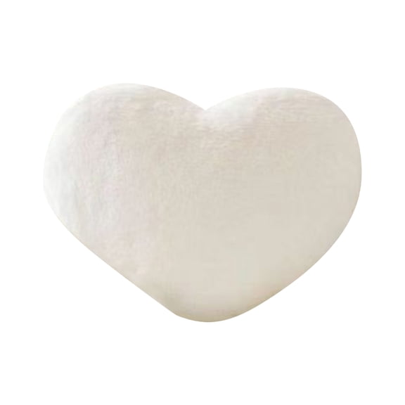 Heart Shaped Plush Pillow Soft Stuffed Cushion Decorative Throw Pillow for Sofa Bed Chair and Home Interior Use