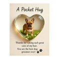 thumbnail image 1 of Heart Shaped Pocket Hug Token Dog Groomer Appreciation Gift with Greeting Card Thank You Keepsake for Pet Stylists Cute Dog Designs, 1 of 6