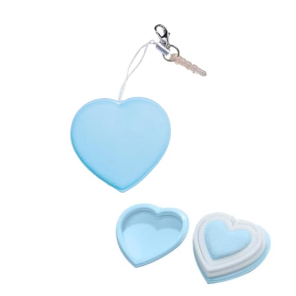 Heart Shaped Portable Screen Cleaner Wipe with Keychain, Mini Cleaning Pad for Phones, Glasses & Camera Lenses