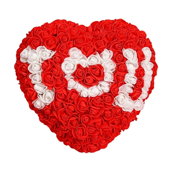 Heart Shaped Preserved Roses, Romantic Valentine's Day Gift, for Anniversaries, Birthdays, Thanksgiving, Christmas, Ideal Gift for Women, Girlfriend, and Wife