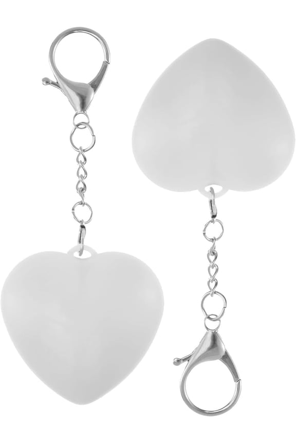 Heart-Shaped Purse Light - Dual Touch & Motion Sensor LED Keychain, Automatic Glow Handbag Light for Inside Purse, Girls Women