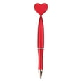 thumbnail image 1 of Heart Shaped Retractable Ballpoint Pen, Cute Multi-Color Plastic Gel Pen, Smooth Writing Pen for Office, Home, and Personal Stationery Use, 1Pc, Multicolor, Lightweight & Durable(Red,5.3x0.5"), 1 of 8