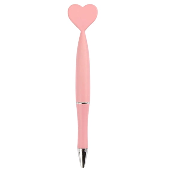 Heart Shaped Retractable Ballpoint Pen, Cute Plastic Gel Pen for scholar Stationery, 8 Colors Available, Smooth Writing Pen for office Office Supplies, Multi Color Pen Set, Pen * 1