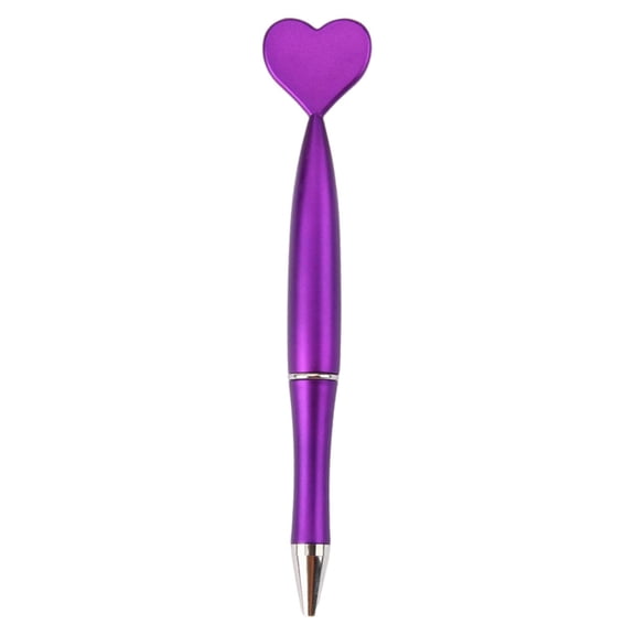 Heart Shaped Retractable Ballpoint Pen Multi Color Cute Plastic Gel Pen Student Stationery Writing Pen Assorted For Office Gifts