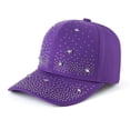 thumbnail image 1 of Heart-Shaped Rhinestone Baseball Cap for Kids, Adjustable Washable Sun Hat for Spring and Summer Outdoor, 1 of 1