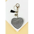 thumbnail image 1 of Heart Shaped Rhinestone Keychain with Clip Snap Hook, 1 of 10