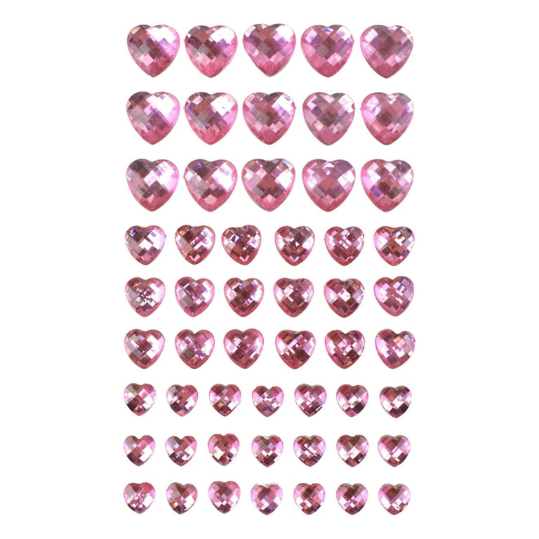 Bling Bling: Self Adhesive Hearts Gems: Assorted Sizes Bling Bling: Self Adhesive Hearts Gems: Assorted Sizes