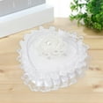 thumbnail image 1 of Heart-Shaped Ring Box, Portable Proposal Ring Holder with Lace Design, Wedding Ring Box for Engagement, Bridal Ceremony, and Special Moments, Perfect Gift for Loved Ones, 1 of 6