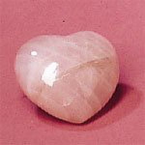 Heart Shaped Rose Quartz