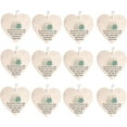 thumbnail image 1 of Heart-Shaped Sea Glass Friendship Decor,Friendship Heart Ornament,Decorated with Inspirational Quotes, a Meaningful Gift for Friends, Home Decor,12pcs, 1 of 8