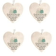 thumbnail image 1 of Heart-Shaped Sea Glass Friendship Decor,Timeless Friendship Heart Keepsake, Friendships Hearts Ornament for Christmas Tree Hanging Ornaments, Sea Glass Art for Best Friends (4pcs), 1 of 7