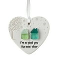 thumbnail image 1 of Heart-Shaped Sea Glass Neighbor Decor, Friendship Heart Ornament, Friendships Hearts Keepsake, Friendships Christmas Ornaments, Handmade Glass Wall Art & Decor for Home Garden, 1 of 2