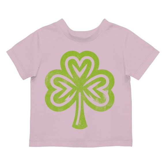 Heart-Shaped Shamrock St. Patricks Day Symbol of Luck Toodler's T-shirt