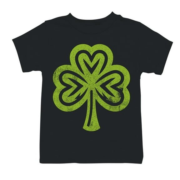 Heart-Shaped Shamrock St. Patricks Day Symbol of Luck Youth's T-shirt