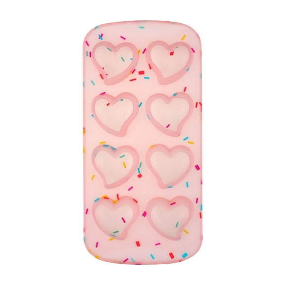 Heart Shaped Silicone Baking Mold, Ice Cube Tray for Cocktails, DIY Chocolate Mold, Soap Making Supplies, Candle Making Kit, Resin Molds, Jelly Ice Cube Trays for Baking Crafts Party Decor