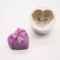 thumbnail image 1 of Heart-Shaped Silicone Cake Mold (1-Pack) - Non-Stick Baking Pan for DIY Cupcakes, Chocolate, Pudding & Desserts. Flexible & Easy Release (Bow), 1 of 8