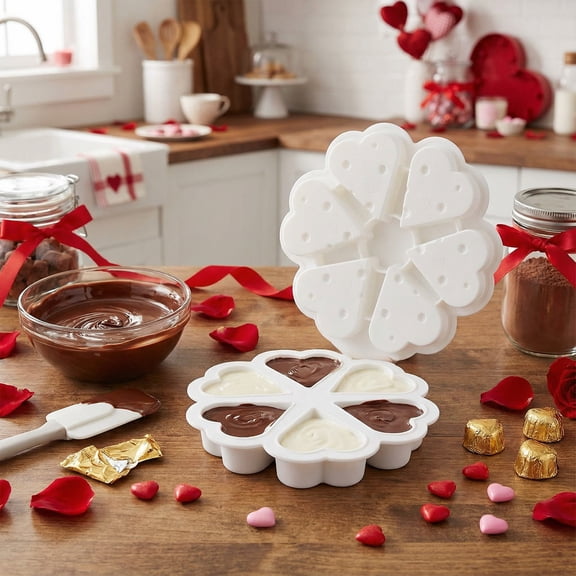 Heart Shaped Silicone Mold ,Day Multi-Heart Cake Silicone Molds for Chocolate Cake Jelly Pudding Handmade Soap Mould Candy Making