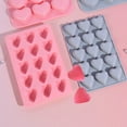 thumbnail image 1 of Heart Shaped Silicone Mold Easy Demold Tray for Jelly Homemade Candy Candle Cake Baking, 1 of 4