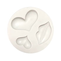 Heart Shaped Silicone Molds, Valentine's Day Baking Mold, Fondant Chocolate Candy Molds, Romantic Cake Decorating Tools, Flexible Baking Cupcake Molds, DIY Dessert Making Kit