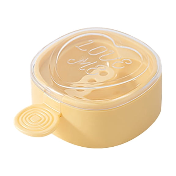 Heart Shaped Silicone With Lid Food Grade Ice For Kids Easy Release Reusable Ice Maker 3 Colors /White/Yellow
