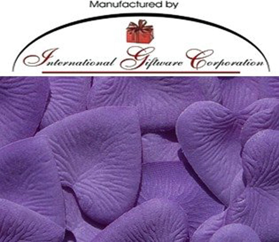 Heart Shaped Silk Rose Petals -Purple - 1000 Silk Rose Petals Wedding ...
